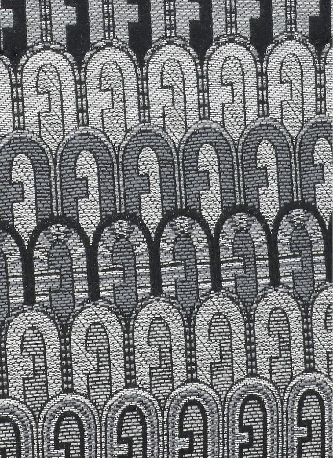 Furla Toni Antracite Jacquard Tote Bag