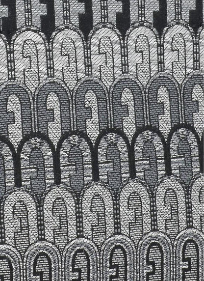 Furla Toni Antracite Jacquard Tote Bag