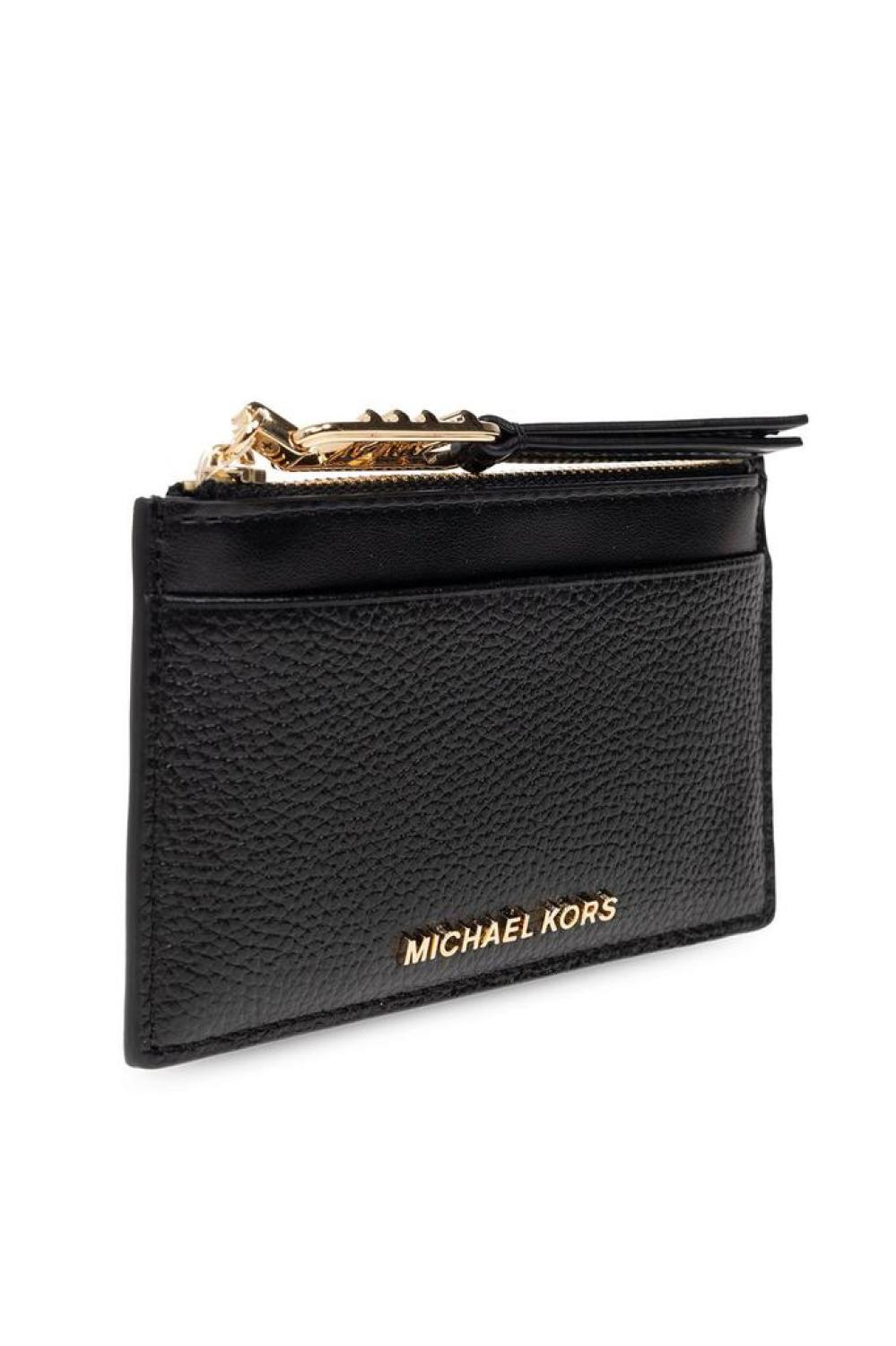 Michael Michael Kors Logo Lettering Zipped Wallet