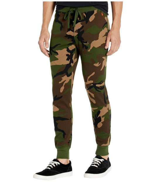 Lightweight Waffle Printed Jogger Pants
