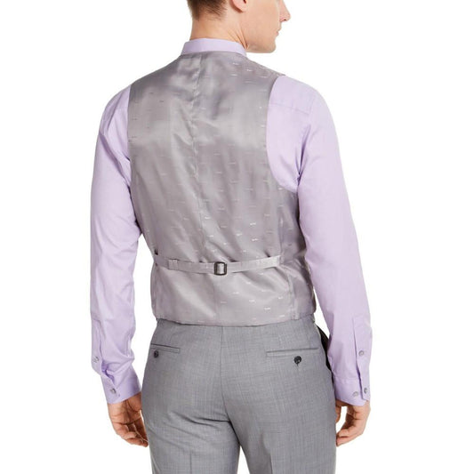 Men's Modern-Fit Airsoft Stretch Suit Vest