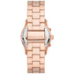 Women's Runway Chronograph Rose Gold-Tone Stainless Steel Watch 38mm