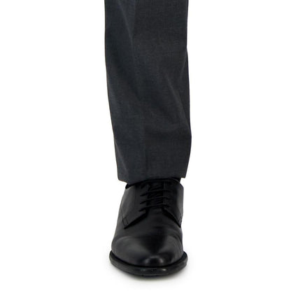 Men's Modern-Fit Solid Wool Blend Suit Trousers
