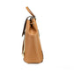 Michael Kors Phoebe Medium ivory Signature PVC Leather Flap Backpack Women's Bookbag