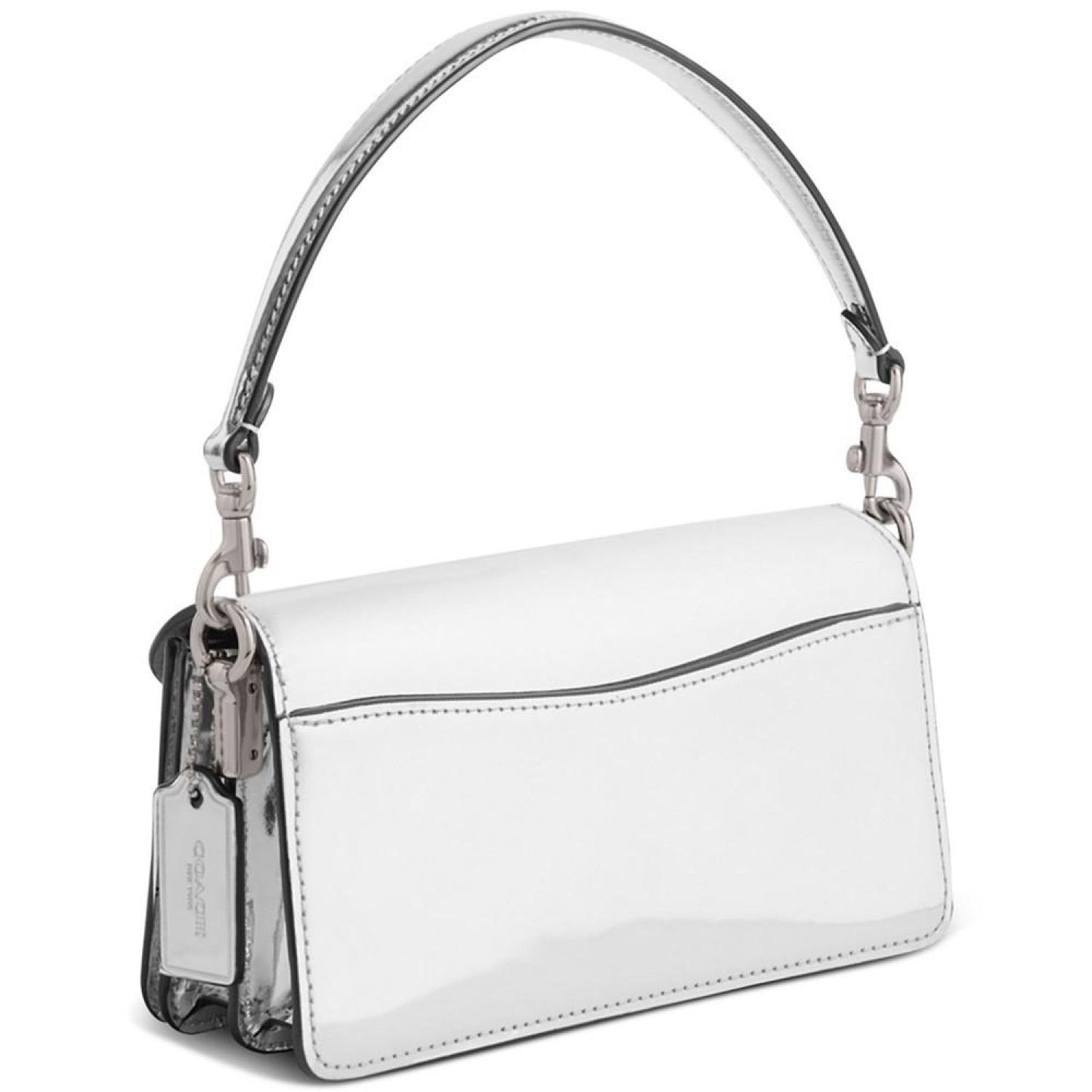 Tabby 20 Mirror Metallic Leather Shoulder Bag