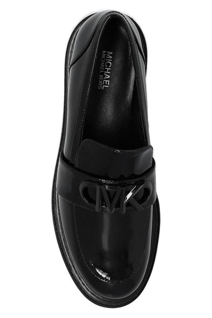 Michael Michael Kors Logo-Plaque Slip-On Loafers