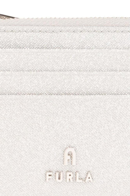 Furla Camelia Logo Plaque Card Holder