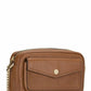 Michael Kors Signature Logo Jet Set Chain Pocket Crossody Bag