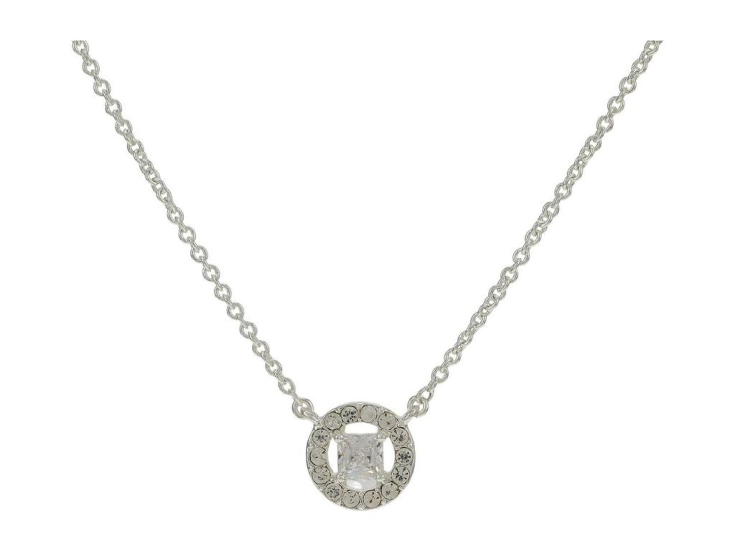 Baguette Stone Pendant Necklace