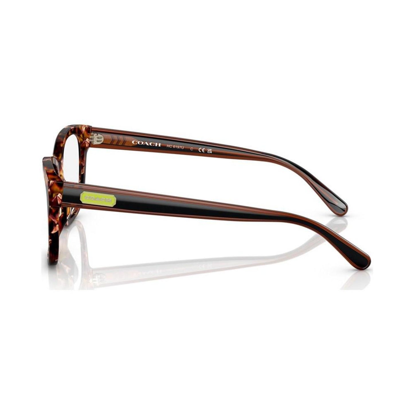 Women's Square Eyeglasses, HC6197U51-O