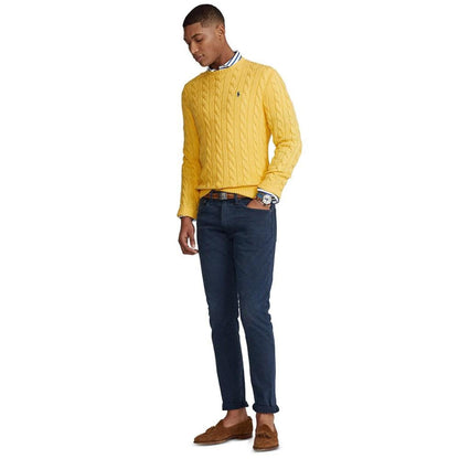 Men's Cable-Knit Cotton Sweater