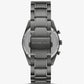 Oversized Accelerator Gunmetal Watch