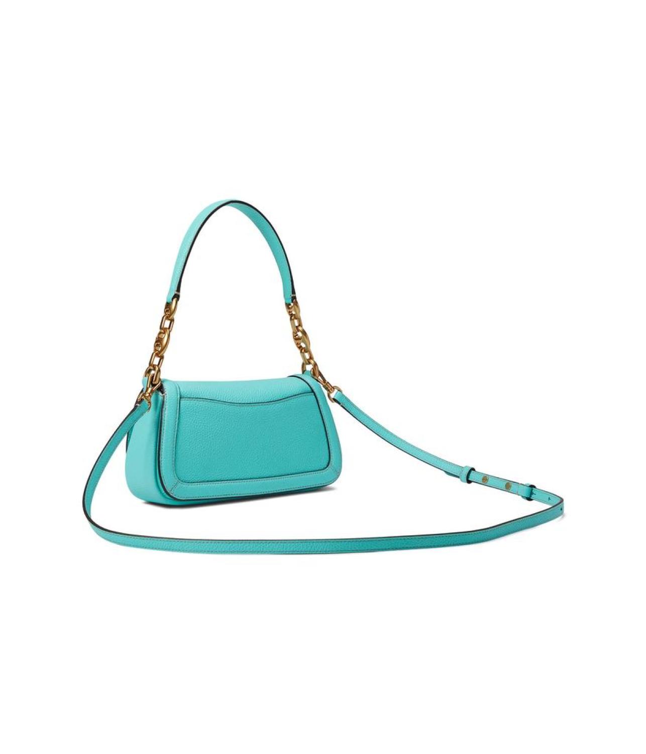 Gramercy Pebbled Leather Small Flap Shoulder Bag