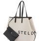 Stella mccartney canvas tote bag with logo