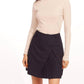 Tailored Mini Skirt In Dark Navy