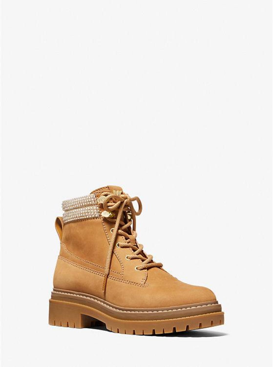 Turner Crystal Embellished Nubuck Boot