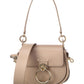 Chloe Tess Small Leather & Suede Shoulder Bag