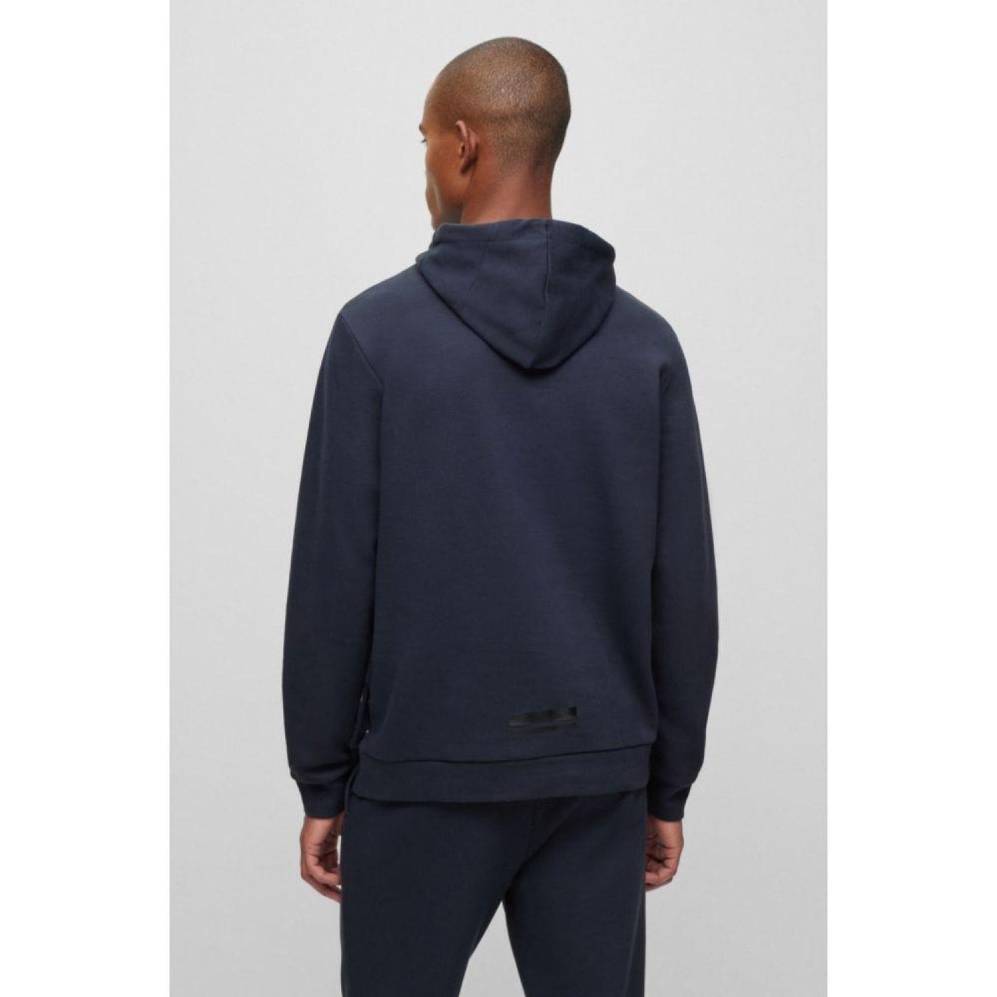 Cotton-piqu relaxed-fit hoodie with logo artwork