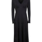 Michael Kors V-Neck Long-Sleeved Maxi Dress