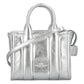 Marc Jacobs Logo Patch Metallic Effect Tote Bag