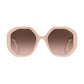 53MM Geometric Logo Sunglasses