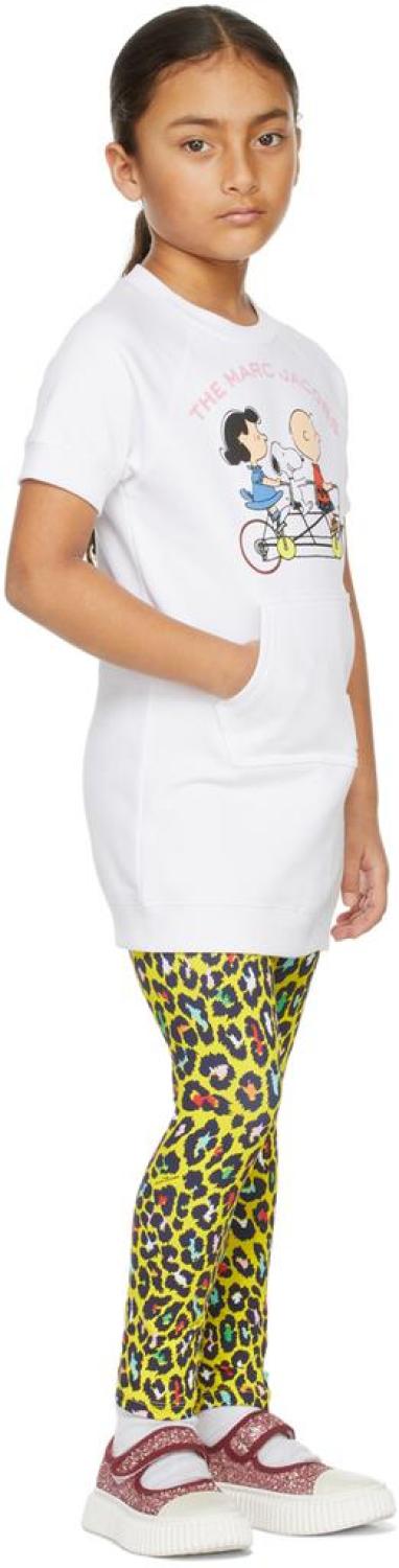 Kids Yellow Cheetah Leggings