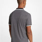 Greenwich Logo Print Cotton Jersey Polo Shirt