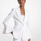 Double Crepe Sablé Flare-Sleeve Blazer