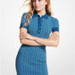 Logo Jacquard Polo Dress