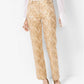 Floral Metallic Jacquard Trousers