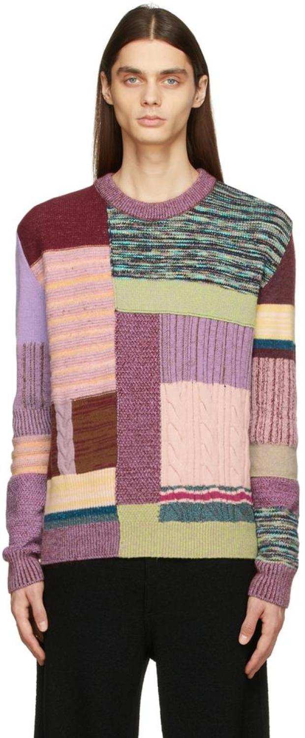 Multicolor 'The Patchwork Crewneck Sweater' Sweater