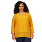 Plus Size Layered-Look Tunic Top
