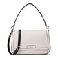 Hudson Colorblocked Pebbled Leather Flap Shoulder Bag