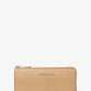 Jet Set Travel Large Saffiano Leather Quarter-Zip Wallet
