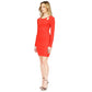 Women's Keyhole Ribbed Mini Dress