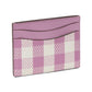 Morgan Gingham Field Printed Pvc Card Holder