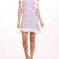 La Folie Dress in Cassis Bloom