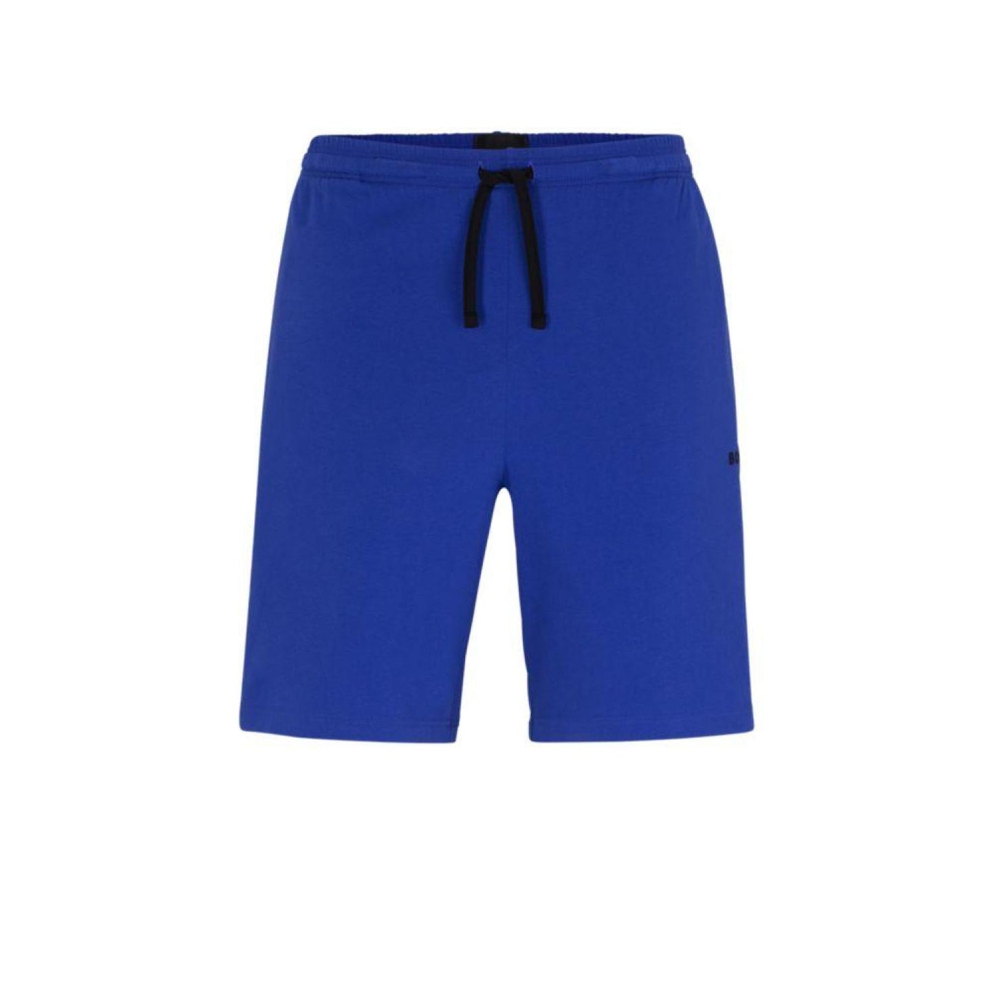 Stretch-cotton shorts with embroidered logo