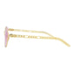 Cat Eye-Frame Metal Sunglasses