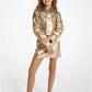 Metallic Moto Jacket