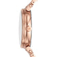 Women's Sofie Rose Gold-Tone Stainless Steel and Blush Acetate Bracelet Watch 36mm