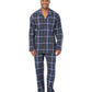 Folded Woven Long Sleeve PJ Top & PJ Pants