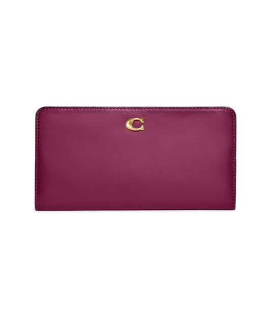 Smooth Leather Skinny Wallet