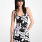 Palm Jacquard Tank Dress