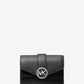 Carmen Medium Crocodile Embossed Tri-Fold Envelope Wallet