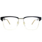 Gucci  GG 0605O 001 Unisex Square Eyeglasses 52mm
