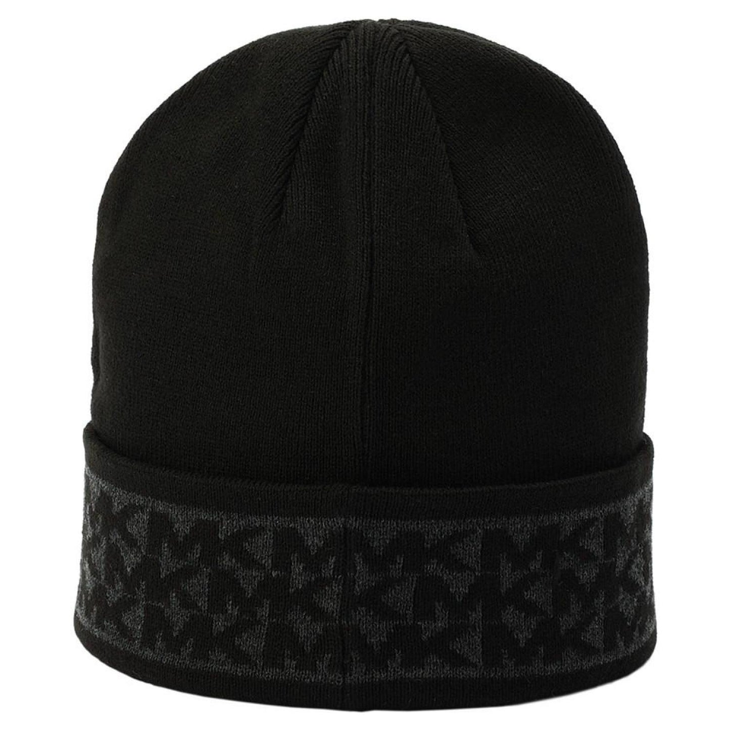 Men's MK Stripe Cuffed Logo Beanie