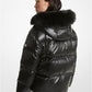 Faux Fur Trim Puffer Jacket