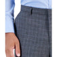 Men's Wool Blend Modern-Fit Check Suit Separate Pant
