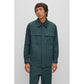Unlined suit in performance-stretch flannel